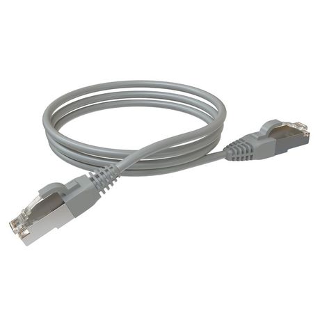 Патч-корд F/UTP, категория 5е, 2xRJ45, экранированный, серый, LSZH, 2 м - PC 4545.5ES26.2LSZHGY SYSMATRIX