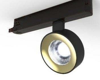 Светодиодный светильник трековый, угол пучка 36 град, черный TRACKLIGHT SPOT COMPACT D100 28 W 930 FL BK | 4058075335943 Ledvance Osram