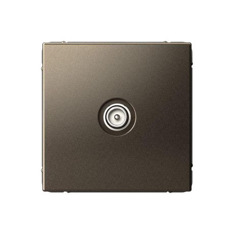 Розетка телевизионная оконечная TV ArtGallery 1дБ механизм мокко SE GAL000691 APC