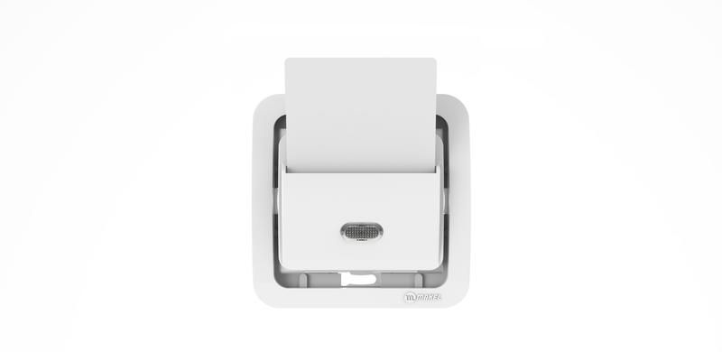 Выключатель СП Mimoza 10А IP20 без вставки бел. Makel 22183