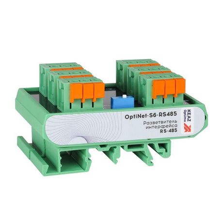 Разветвитель интерфейса RS-485 (Гидра-6) OptiNet S6-RS485 | 359485 КЭАЗ