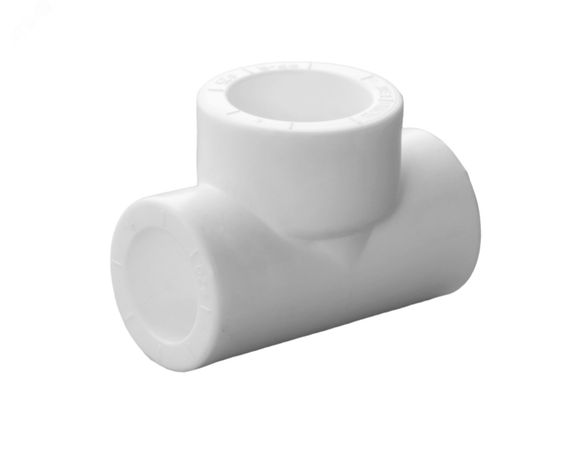 Тройник полипропиленовый PPR переходной 20х25х20мм белый - 9300202520 Политэк