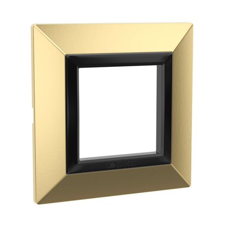 Рамка из металла, "Avanti", золотая, 2 модуля | 4408852 DKC ДКС