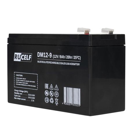 Аккумуляторная батарея RUCELF DM12-9