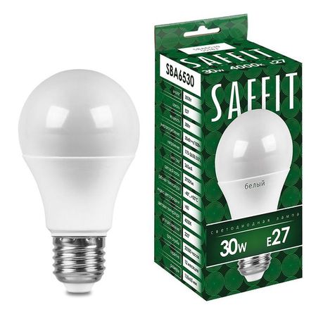 Лампа светодиодная LED 30вт Е27 белый - SBA6530 FERON 55183