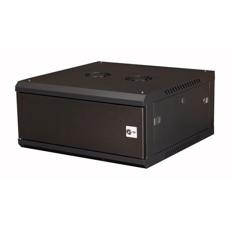 Шкаф телекоммуникационный настен. 19дюйм 4U 280х600х600мм дверь метал. черн. Datarex DR-640101 Datarex арт. DR-640101