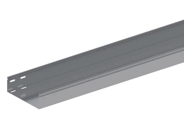 Лоток монтажный прямой замковый неперфорированный 200х100 L2000 сталь 1мм ЛПНЗ.200.100.2000.1.1 СОЭМИ Н0121141624