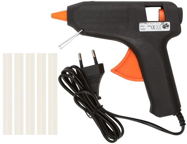 Пистолет клеевой д.11 мм, 15 Вт (70 Вт), в кейсе - 14350 РОС