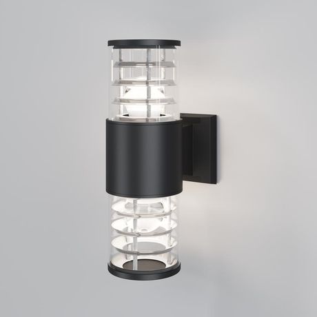 Светильник настенный (бра) Outdoor Bronx IP 54 E27х2х60W Черный - O576WL-02B Maytoni