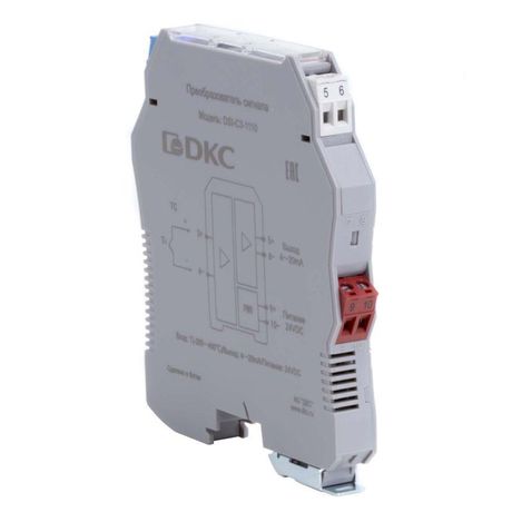 Преобразователь сигнала DSI, 1 вход TC тип T, выход 4…20 мА | DSI-C3-1110 DKC ДКС