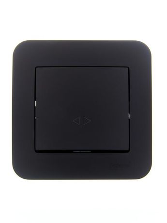 Выключатель промежуточный 1-кл.СП ASTI 10А IP20 в сборе черн. бархат LEZARD 7081-4242-107