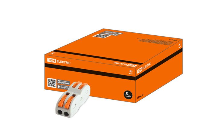 Соединительная проходная клемма СК-412-2 (2,5мм2) | SQ0527-0041 TDM