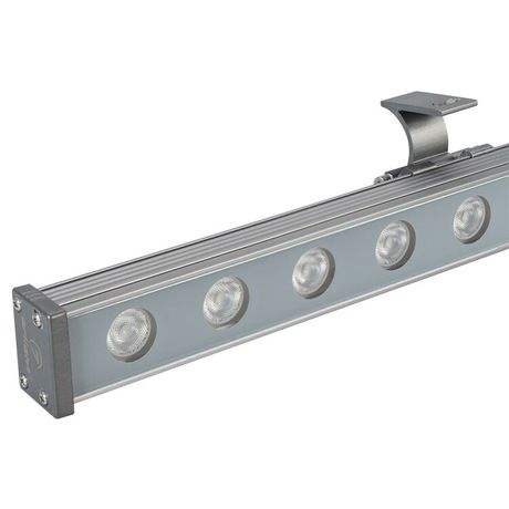 Светодиодный прожектор AR-LINE-1000M-24W-24V RGB (Grey, 30 deg, DMX512) (ARL, Закрытый) - 023624 Arlight