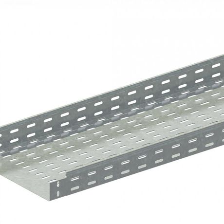 Лоток прямой замковый перфорированный монтаж без соединителей ЛМс-ПЗМ 300х65-1,2ц УТ2,5 (L=3000мм) - Н0122152435 СОЭМИ