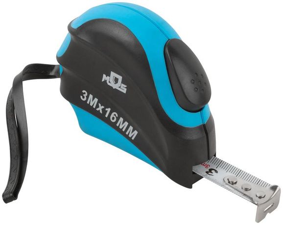Рулетка Автостоп 3мх16мм MOS 17358М
