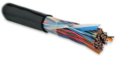 Кабель витая пара U/UTP кат.3 50 пар 24 AWG ОЖ solid внешн. UV PE -40град.C-+50град.C UUTP50-C3-S24-OUT-PE-BK черн. Hyperline 19864