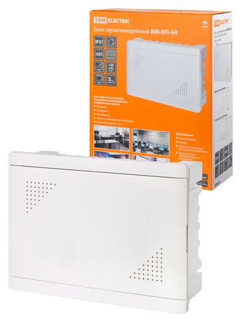 Бокс мультимедийный БМ-ВП-04, 420х320х140, IP31 | SQ0915-0303 TDM