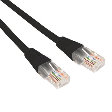 Патч-корд U/UTP, CAT 5e, RJ45-RJ45, 26AWG, LSZH, черный, 1,5м REXANT | 02-0102-105 MEET