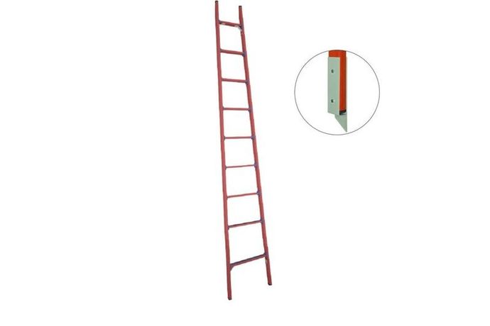 Лестница приставная диэлектрическая ЛСПД-3.5 Евро Мг стеклопластик. Антиток Д471562 Диэлектрик