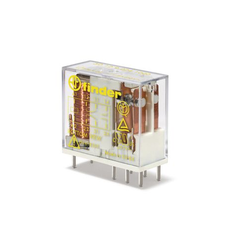 Электромеханическое реле безопасности (реле с принудительным управлением контактами); монтаж на печатную плату или в розетку | 501291105000 Finder 50.12.9.110.5000