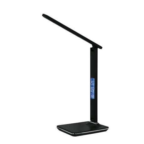 Светильник настольный TLD-551 Brown/LED/450Lm/3000-6000K/Dimmer/USB c часами календарем Т 9W сенсор коричн | UL-00003335 Uniel
