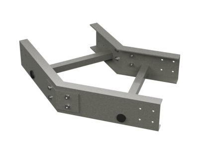 Угол горизонтальный 45 градусов 150x200 R=300 стеклопластик - GLG41520 DKC (ДКС)