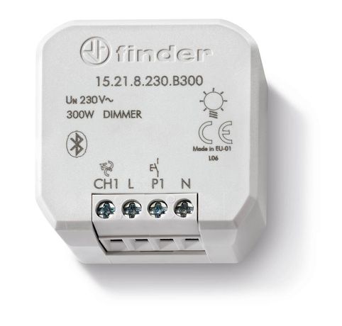 Электронный диммер 300Вт 230В АC монтаж в коробке степень защиты IP20 BLE- Yesly - 15218230B300 FINDER 15.21.8.230.B300