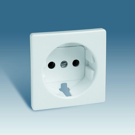 Накладка розетки Simon82 с заземл. сл. кость 82041-31
