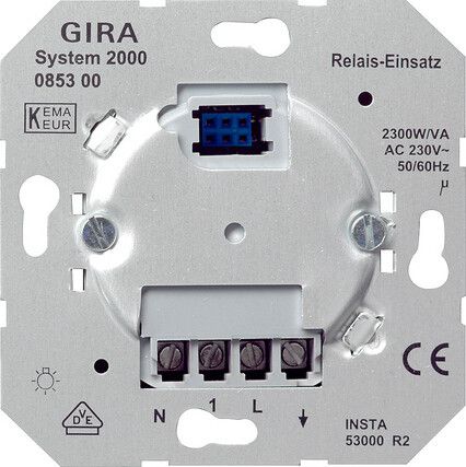 Мех Вставка реле 10 А (АС-1) System 2000 | 085300 GIRA