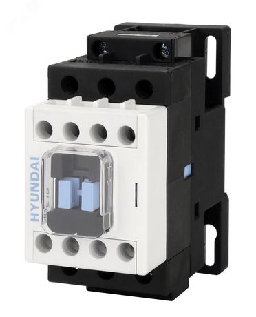 Магнитный контактор HGC18 11NS X380 18А 7.5 кВт при АС3 (380-440В) кат. 380В АC 1НО+1НЗ - 13.01.01.000607 HYUNDAI