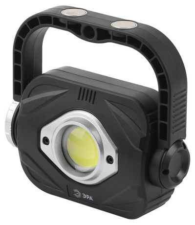 Фонарь светодиодный PB-701 прожекторный 5Вт на батарейках 3хАА с ручкой магните | Б0052316 ЭРА