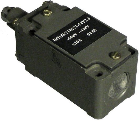 Выключатель путевой ВП-15К21А221-54У2.3 1НО+1НЗ 10А IP54 толкатель с роликом полумгновенного действия Реле и Автоматика A8014-34129511