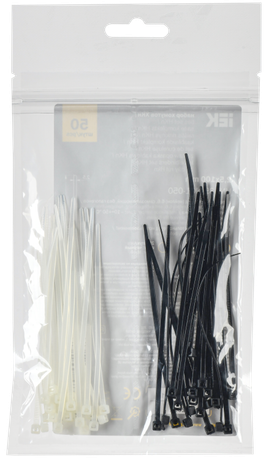 Набор хомутов 2,5х100 (25б. 25ч) (50шт/упак) | UNH35-N01-050 IEK