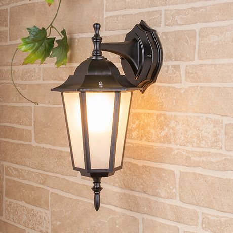 Светильник садово-парковый настенный 1004D черный (GL 1004D) | a035740 Elektrostandard