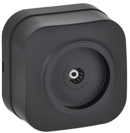 Розетка телевизионная TV 1-м ОП GLORY РТВ20-ХЧм черн. матов. IEK EAH10-K02M