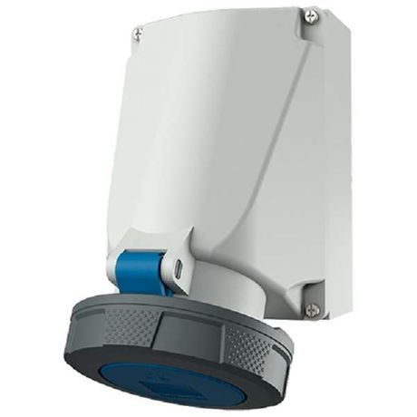 Розетка настенная 63A 3п 6ч 230B внутр. крепление винт. рамные клеммы X-CONTACT IP67 Mennekes 128A