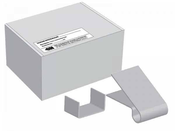 Зажим крепежный БРН.1-25 Ц (упак. 50шт.) | 100035664800 Теплолюкс ССТ 43059040000003