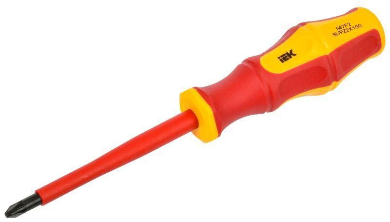 Отвертка диэлектрическая PZ/SL2х100 К3 ARMA2L 3 | A2L3-SC30-K3-ZS-20-100 IEK