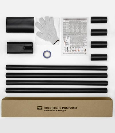 Муфта кабельная концевая внутр. установки 1кВ ПКВТп 4х(70-120мм) без наконечн. Нева-Транс Комплект 22020015 Нева Транс