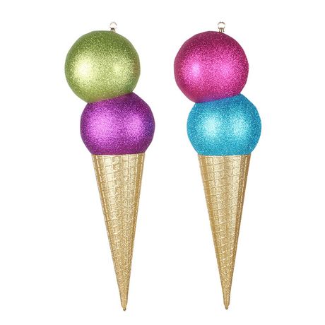 Елочная фигура "Мороженное" 80 см, цвет мульти | 502-249 NEON-NIGHT