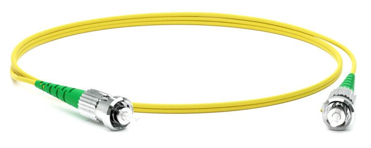 Патч-корд FC-S2-9-ST/AR-ST/AR-H-5M-LSZH-YL волоконно-оптический (шнур) SM 9/125 (OS2), ST/APC-ST/APC, 2.0 мм, simplex, LSZH, 5 м | 250718 Hyperline