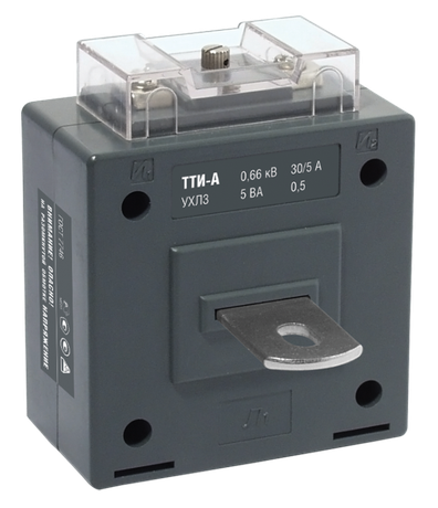 Трансформатор тока ТТИ-А 100/5А 5ВА класс 0,5 IEK - ITT10-2-05-0100-R