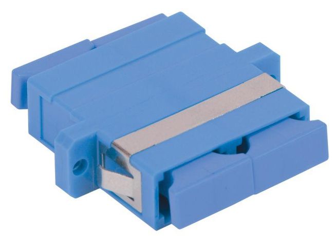 Адаптер проходной SC-SC, для многомодового кабеля (MM), с полировкой UPC, двойного исполнения (Duplex) - FC1-SCUSCU2C-MM IEK