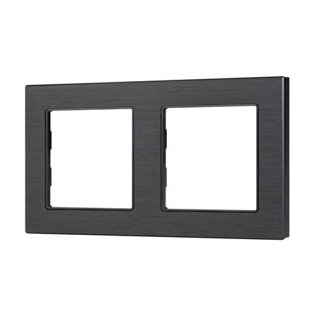 Рамка алюминиевая FRM-PRESTO-ALS-2-BK (Arlight, -) - 043855