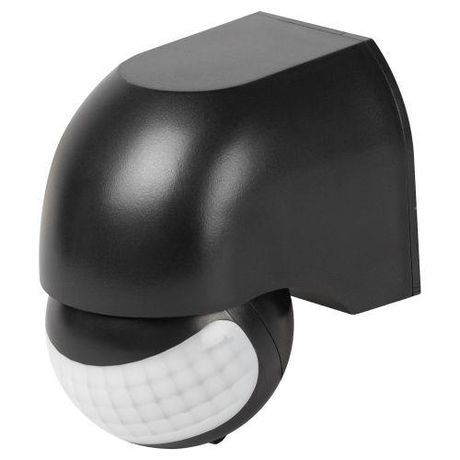 Датчик движения MD 011 настенный инфракрасный 1200 Вт угол 180 градусов IP44, черный | Б0066991 ЭРА