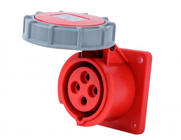 Розетка для скрытой проводки 3Р+РЕ 16А 380В IP67 РЩ-103 | 26270DEK DEKraft APC