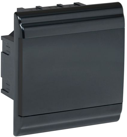 Корпус модульный пластиковый встраиваемый ЩРВ-П-6 PRIME черный IP41 | MKP13-V-01-06-41-K02 IEK