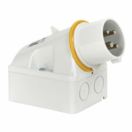 Вилка настенная 16А 3P-E 100-130В винт. IP44 SchE 83502 APC