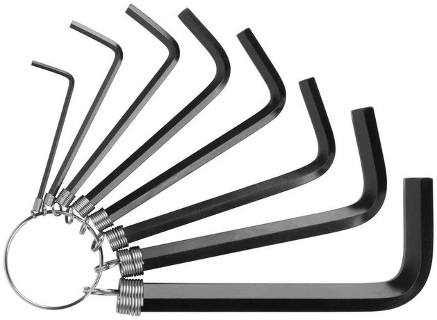 Ключи шестигранные на кольце, 8 шт (2-10 мм) - 64164 РОС