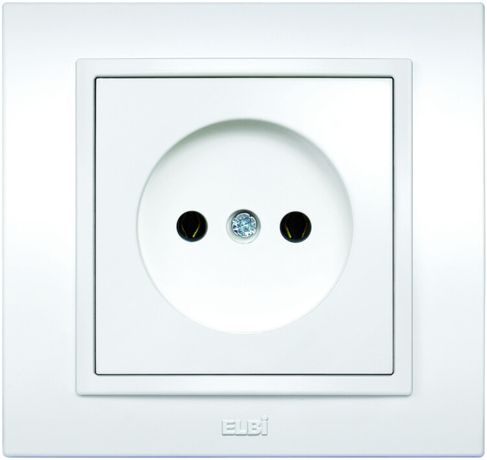 Розетка б/з бел. Zena EL-BI | 500-010200-215 ABB